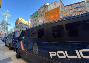 La Navidad de Vigo blinda su encendido con decenas de policías y kilómetros de vallas