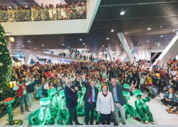 Vialia protagoniza el segundo encendido de la Navidad de Vigo