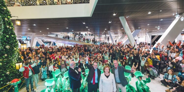 Vialia protagoniza el segundo encendido de la Navidad de Vigo