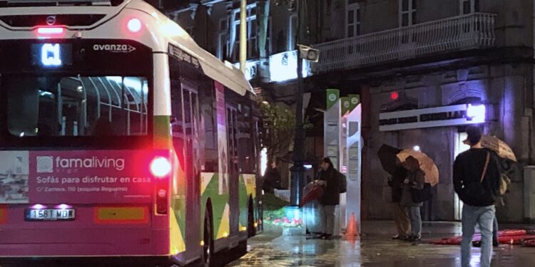 Parada sin marquesina