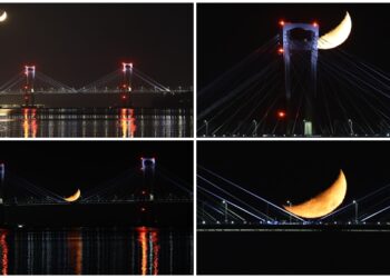 El puente que mece la Luna anuncia cambios: así llegará a Vigo el frío y el sol tras el diluvio