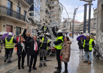 Caballero apunta la fecha más probable (y no será la habitual) para encender la Navidad de Vigo