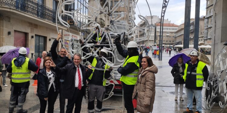 Caballero apunta la fecha más probable (y no será la habitual) para encender la Navidad de Vigo