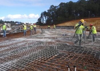 Las obras del enlace de la autovía Tui-A Guarda con la A-55 provocarán cortes de tráfico esta semana