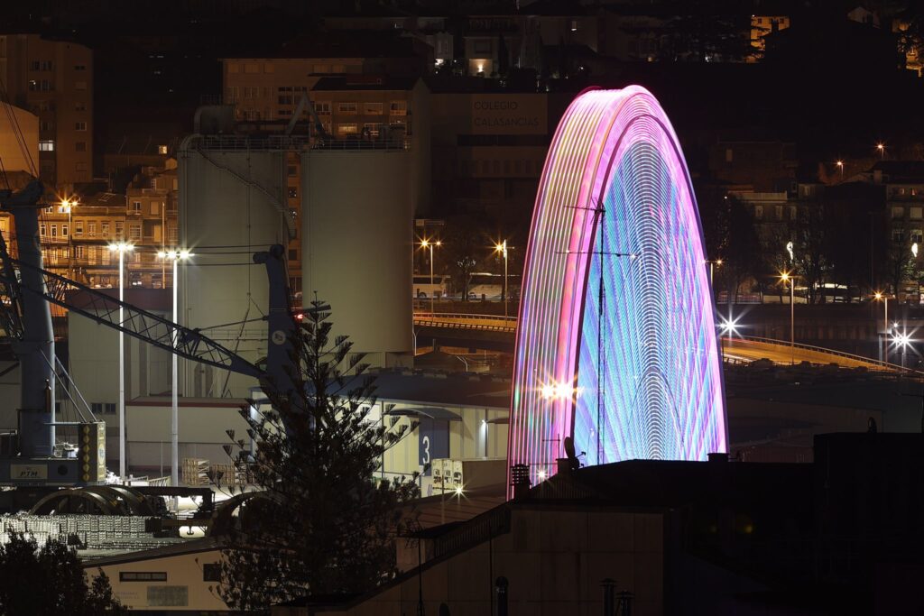 La imagen más espectacular e icónica de la Navidad de Vigo: desde la megaestrella a la noria