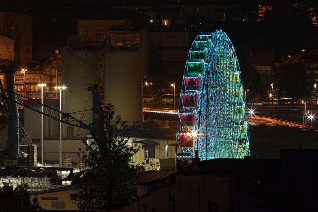 La imagen más espectacular e icónica de la Navidad de Vigo: desde la megaestrella a la noria