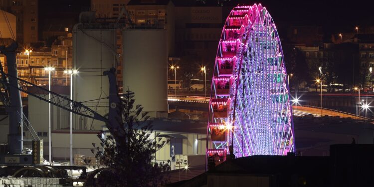 La imagen más espectacular e icónica de la Navidad de Vigo: desde la megaestrella a la noria