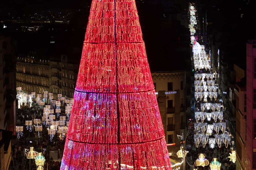 La imagen más espectacular e icónica de la Navidad de Vigo: desde la megaestrella a la noria