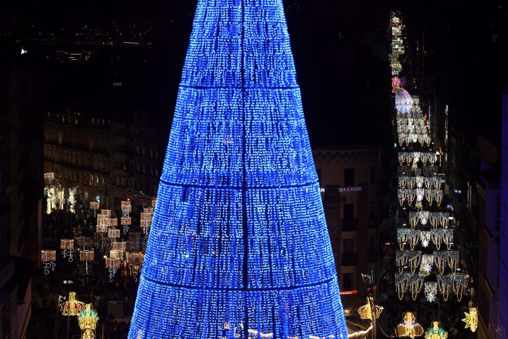 La imagen más espectacular e icónica de la Navidad de Vigo: desde la megaestrella a la noria