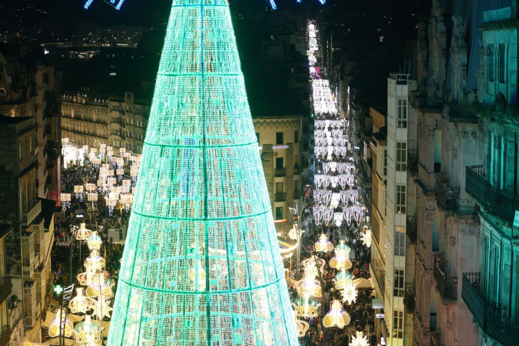 La imagen más espectacular e icónica de la Navidad de Vigo: desde la megaestrella a la noria