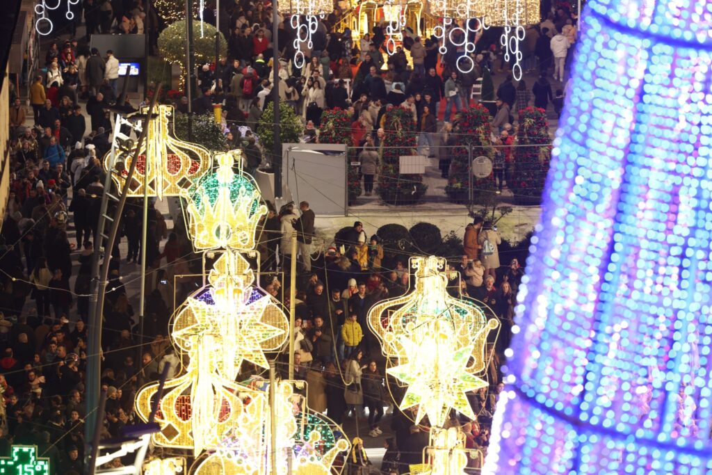 La imagen más espectacular e icónica de la Navidad de Vigo: desde la megaestrella a la noria