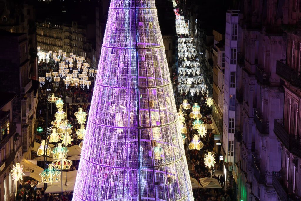 La imagen más espectacular e icónica de la Navidad de Vigo: desde la megaestrella a la noria
