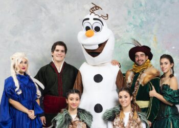Espectáculo musical gratuito en el Gran Vía de Vigo con «El Origen de Hielo: Tributo a Frozen»