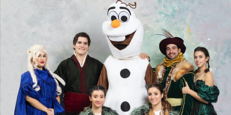Espectáculo musical gratuito en el Gran Vía de Vigo con «El Origen de Hielo: Tributo a Frozen»