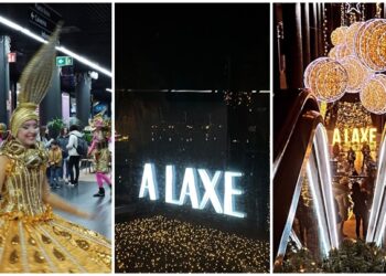 A Laxe ilumina su pantalla gigante para abrir la Navidad: así será un mes cargado de eventos