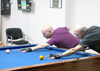 José Manuel Manteiga, campeón del autonómico de Billar a Tres Bandas en Chapela