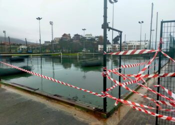 O BNG de Vigo alerta do estado “desastroso” das pistas municipais de tenis de Samil