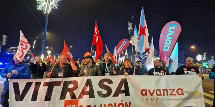 Empleados de Vitrasa vuelven a salir a la calle para pedir a la empresa que se siente a negociar un nuevo convenio