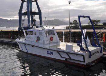 UVigo y Rodman Polyships presentan el nuevo buque oceanográfico para el Centro de Investigacións Mariñas