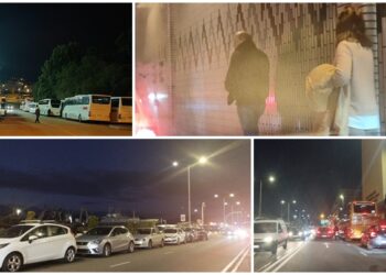 Escenas insólitas con peatones en el túnel y coches aparcados en Beiramar: crónica del primer caos de la Navidad de Vigo
