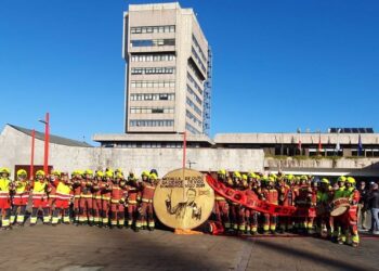 Los bomberos de Vigo “devuelven” la Medalla de Oro de la ciudad por la “nefasta gestión” del servicio