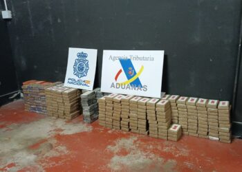 Intervenidos en el puerto de Vigo 500 kilos de cocaína oculta en el interior de un contenedor
