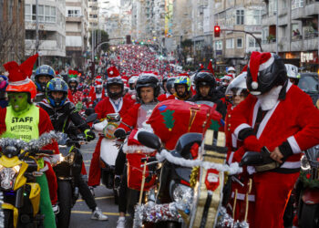 La Papanoelada Motera de Vigo confirma su recorrido de 2023 tras el visto bueno municipal