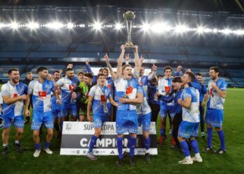 Un gol de Dani Abalo dá a I Supercopa Galicia ao Portonovo nun partido trepidante en Balaídos