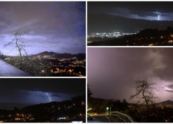 Rayos, truenos y chubascos atraviesan Vigo: así fue la gran tormenta que cruzó la ciudad