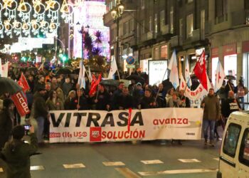 La huelga de Vitrasa continúa: los trabajadores hablan de «decepción» y critican la «chulería» de la empresa