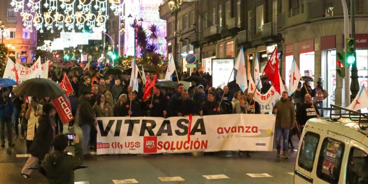 La huelga de Vitrasa continúa: los trabajadores hablan de «decepción» y critican la «chulería» de la empresa