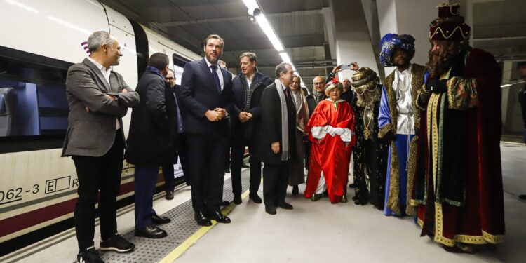 Llegada de los Reyes Magos a Vialia esta mañana