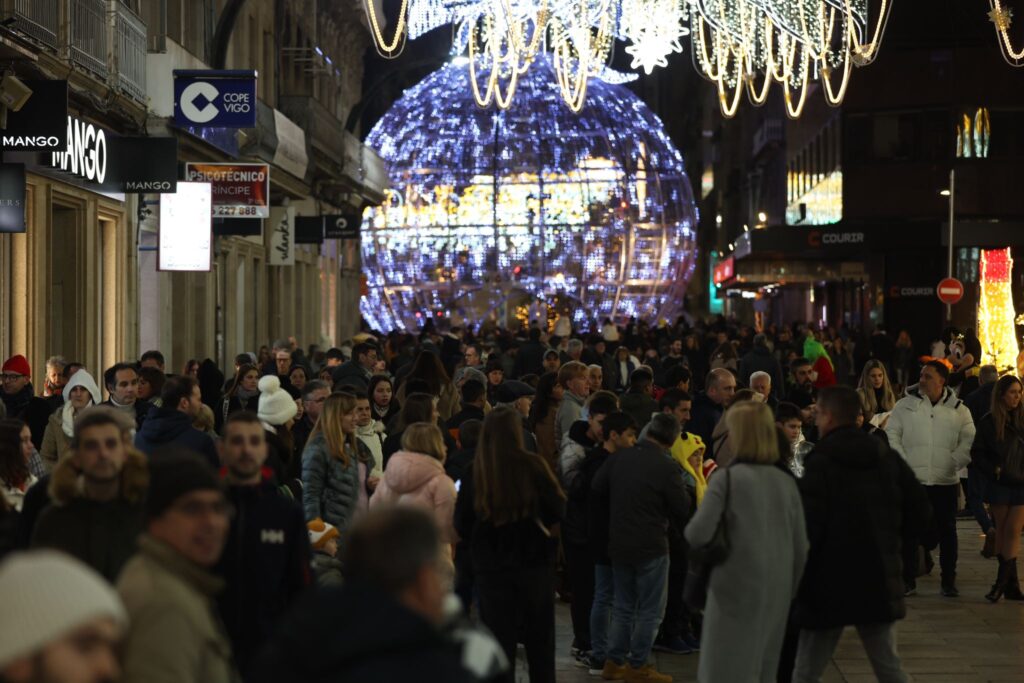 Adiós a la Navidad de Vigo; hola rebajas de enero