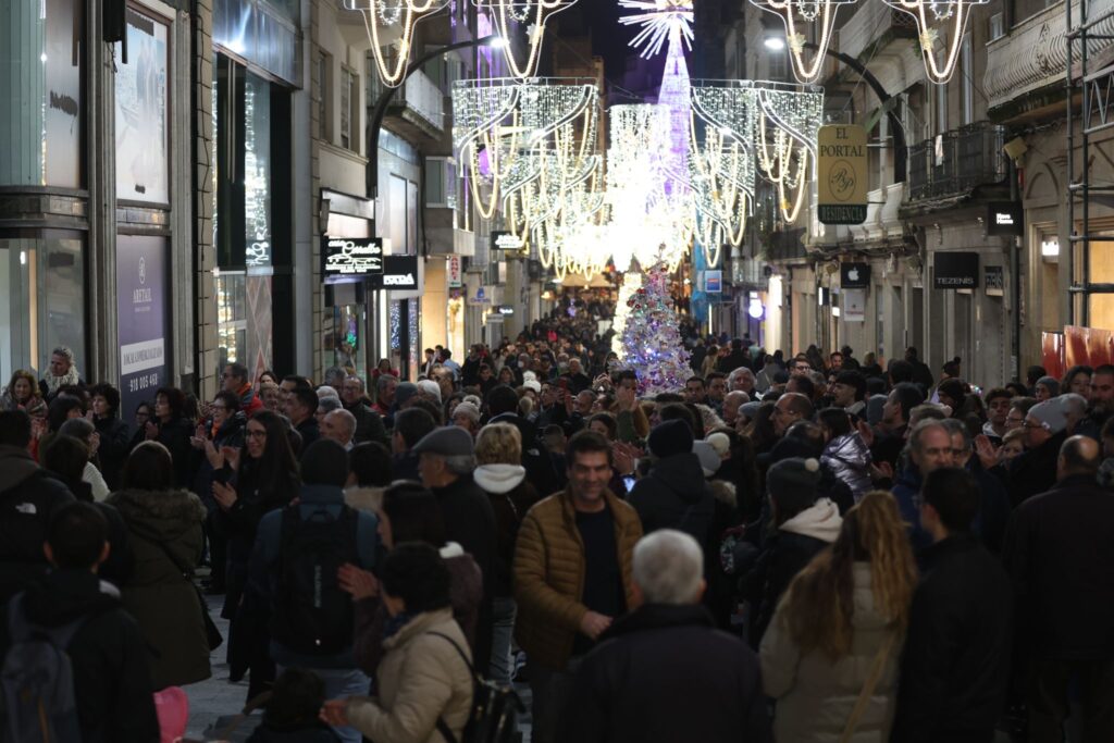 Adiós a la Navidad de Vigo; hola rebajas de enero