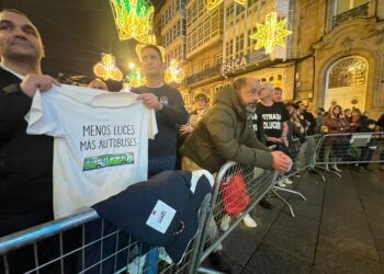 Se acaba la Navidad de Vigo… continúan las quejas de los trabajadores de Vitrasa
