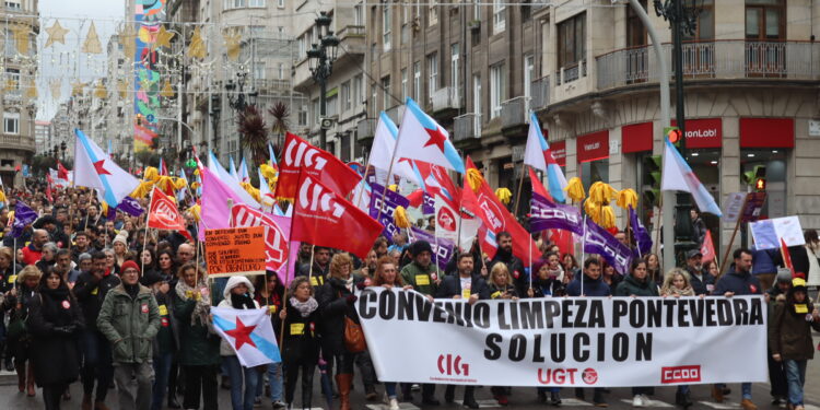 El sector de la limpieza sale a la calle para reclamar la actualización de sus convenios