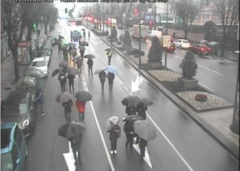 Las protestas de Vitrasa y los atascos se dan cita este martes en Gran Vía