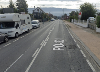 Reclaman la reforma del vial entre Porriño y Gondomar, por el que transitan 12.500 vehículos cada día