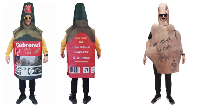 Botella de aceite, Barbie y el «Me gusta la fruta», disfraces estrella del Entroido