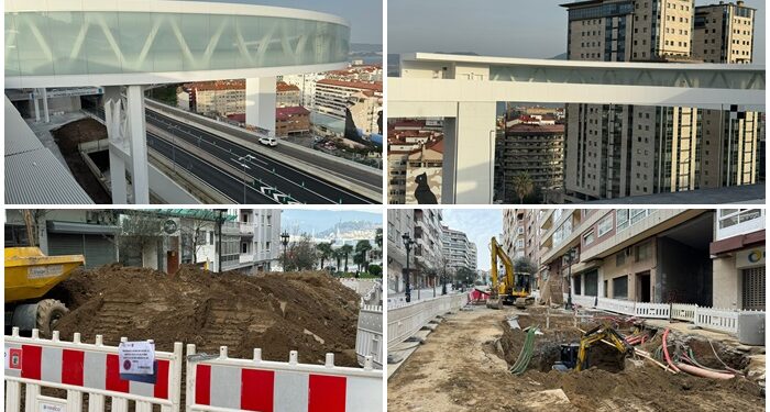Avanzan las obras de Vigo Vertical para culminar su proyecto estrella en el mes de febrero