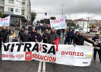 Crece la tensión entre trabajadores y Vitrasa a 24 horas del quinto encuentro para intentar llegar a un acuerdo
