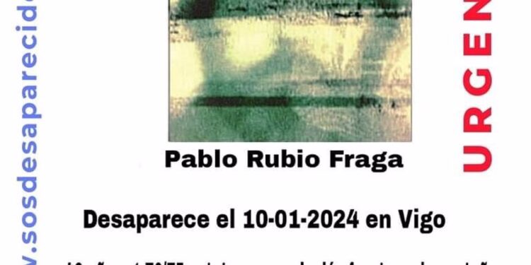 Buscan a un hombre que desapareció el día 10 en Vigo