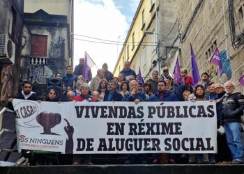 Concentración ciudadana para reclamar las viviendas de la Sareb para alquiler social