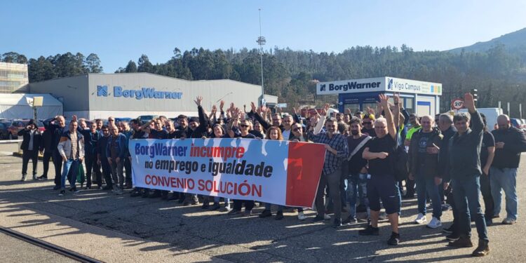 Trabajadores se alzan contra el «total desprecio» de BorgWarner por el convenio colectivo