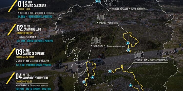 Así será O Gran Camiño: siete equipos World Tour con salida en A Coruña y llegada en Tui