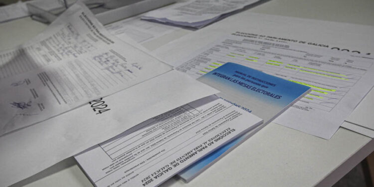 Caballero, el más madrugador en la jornada electoral