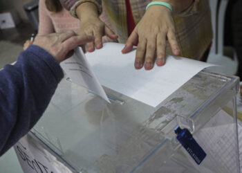 Caballero, el más madrugador en la jornada electoral