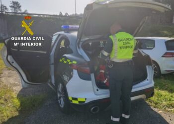 Cazado en O Porriño un conductor que circulaba a 187 km/hora