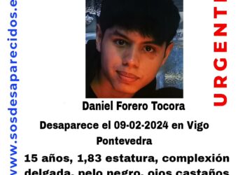 Buscan a un menor de edad desaparecido en Vigo desde el 9 de febrero
