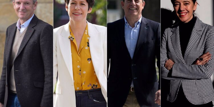 Homenaje al Pitanxo, partido del Celta, parapente…: ¿dónde estarán los candidatos el día de reflexión?